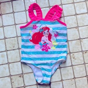 Disney baby mermaid swimsuit size 24m